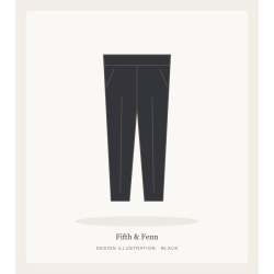 High-Waist Tailored Trousers