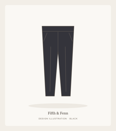 High-Waist Tailored Trousers