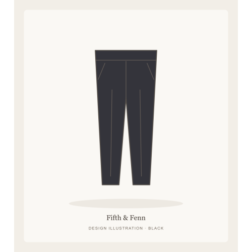 High-Waist Tailored Trousers