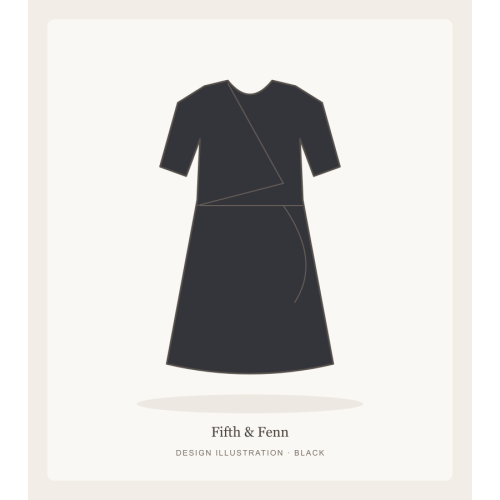 Wrap Midi Dress