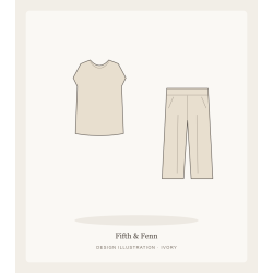 Shell & Wide-Leg Set